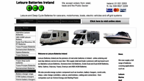 What Leisurebatteriesireland.com website looked like in 2020 (3 years ago)
