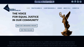 What Legalaidrockland.org website looked like in 2020 (3 years ago)