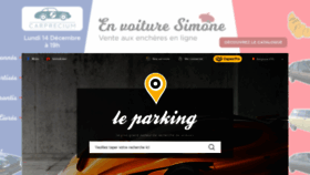What Leparking.be website looked like in 2020 (3 years ago)