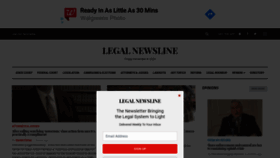 What Legalnewsline.com website looked like in 2020 (3 years ago)