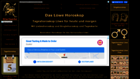 What Loewe-horoskop.com website looked like in 2020 (3 years ago)