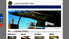 What Lions39w.org website looked like in 2020 (3 years ago)