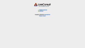 What Loreconsult.com website looked like in 2020 (3 years ago)