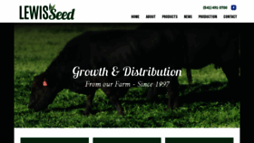 What Lewisseed.com website looked like in 2020 (3 years ago)