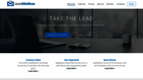 What Leadmailbox.com website looked like in 2020 (3 years ago)