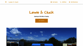 What Lewis-cluck.business.site website looked like in 2020 (3 years ago)