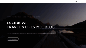 What Lucidkiwi.com website looked like in 2020 (3 years ago)