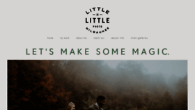 What Littlexlittlephotography.com website looked like in 2020 (4 years ago)