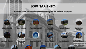 What Lowtaxinfo.com website looked like in 2020 (3 years ago)