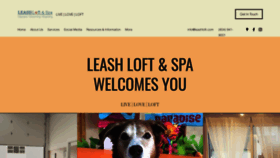 What Leashloft.com website looked like in 2020 (4 years ago)