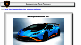 What Lambo.dk website looked like in 2020 (3 years ago)