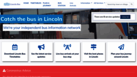 What Lincolnbus.co.uk website looked like in 2020 (3 years ago)