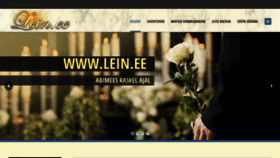 What Lein.ee website looked like in 2020 (3 years ago)