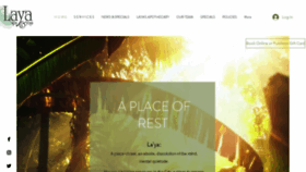 What Layaspaandyoga.com website looked like in 2020 (3 years ago)