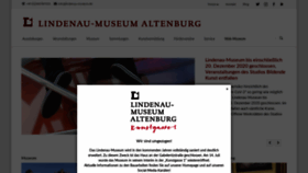 What Lindenau-museum.de website looked like in 2020 (3 years ago)