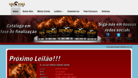 What Leilopora.com.br website looked like in 2020 (3 years ago)