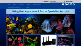 What Livingreefaquariums.com.au website looked like in 2020 (3 years ago)