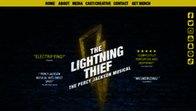 What Lightningthiefmusical.com website looked like in 2020 (3 years ago)
