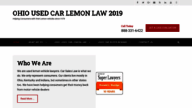 What Lemonusedcarlaw.com website looked like in 2020 (3 years ago)
