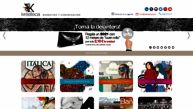 What Lakreateca.es website looked like in 2020 (3 years ago)
