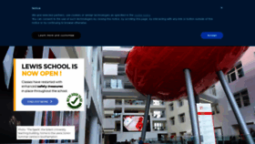 What Lewis-school.co.uk website looked like in 2020 (3 years ago)