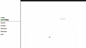 What Lyricsreg.com website looked like in 2020 (3 years ago)
