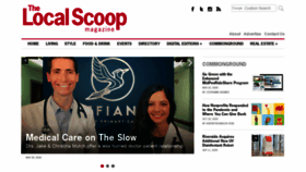 What Localscoopmagazine.com website looked like in 2020 (3 years ago)