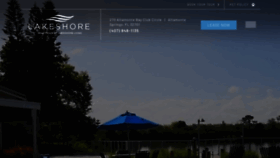 What Lakeshoreinaltamonte.com website looked like in 2020 (3 years ago)