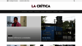 What Lacritica.com.ar website looked like in 2020 (3 years ago)