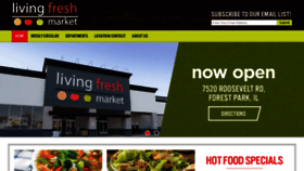 What Livingfreshmarket.com website looked like in 2020 (3 years ago)