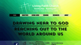 What Livingfaithchurch.tv website looked like in 2020 (3 years ago)
