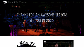 What Limekilntheater.org website looked like in 2020 (3 years ago)