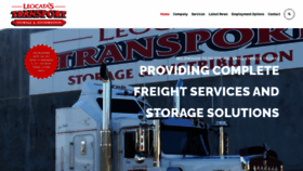 What Leocatastransport.com.au website looked like in 2020 (3 years ago)