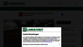 What Landundforst.de website looked like in 2020 (3 years ago)