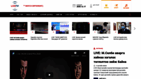 What Livetv.mn website looked like in 2020 (3 years ago)
