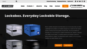 What Lockabox.com website looked like in 2020 (3 years ago)