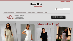 What Lnianamoda.pl website looked like in 2020 (3 years ago)