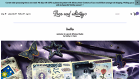 What Laceandwhimsy.com website looked like in 2020 (3 years ago)