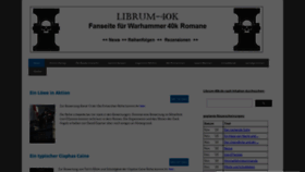 What Librum-40k.de website looked like in 2020 (3 years ago)