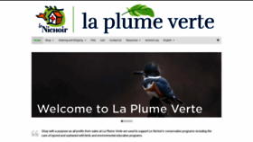 What Laplumeverte.ca website looked like in 2020 (3 years ago)