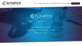 What La-matrice.org website looked like in 2020 (3 years ago)