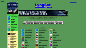 What Lyngsat-stream.com website looked like in 2020 (3 years ago)