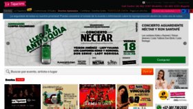 What Latiquetera.com website looked like in 2020 (3 years ago)