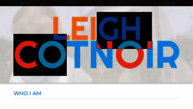 What Leighcotnoir.com website looked like in 2020 (3 years ago)