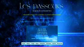 What Lespasseurs.com website looked like in 2020 (3 years ago)