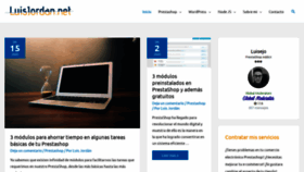 What Luisjordan.net website looked like in 2020 (3 years ago)