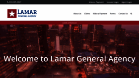 What Lamargenagency.com website looked like in 2020 (3 years ago)