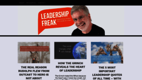 What Leadershipfreak.blog website looked like in 2020 (3 years ago)