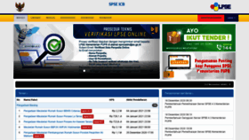 What Lpse.pu.go.id website looked like in 2020 (3 years ago)