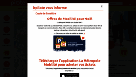 What Lepilote.com website looked like in 2020 (3 years ago)